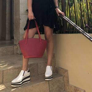 Stella McCartney White platform shoes